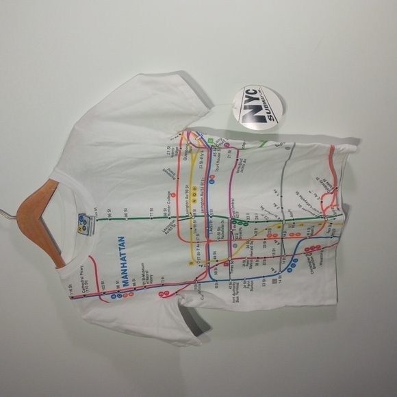 New with tags NYC t shirt subway line apparel - Picture 1 of 4